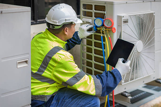 Professional Hvac Installation technician working in Villanova, PA